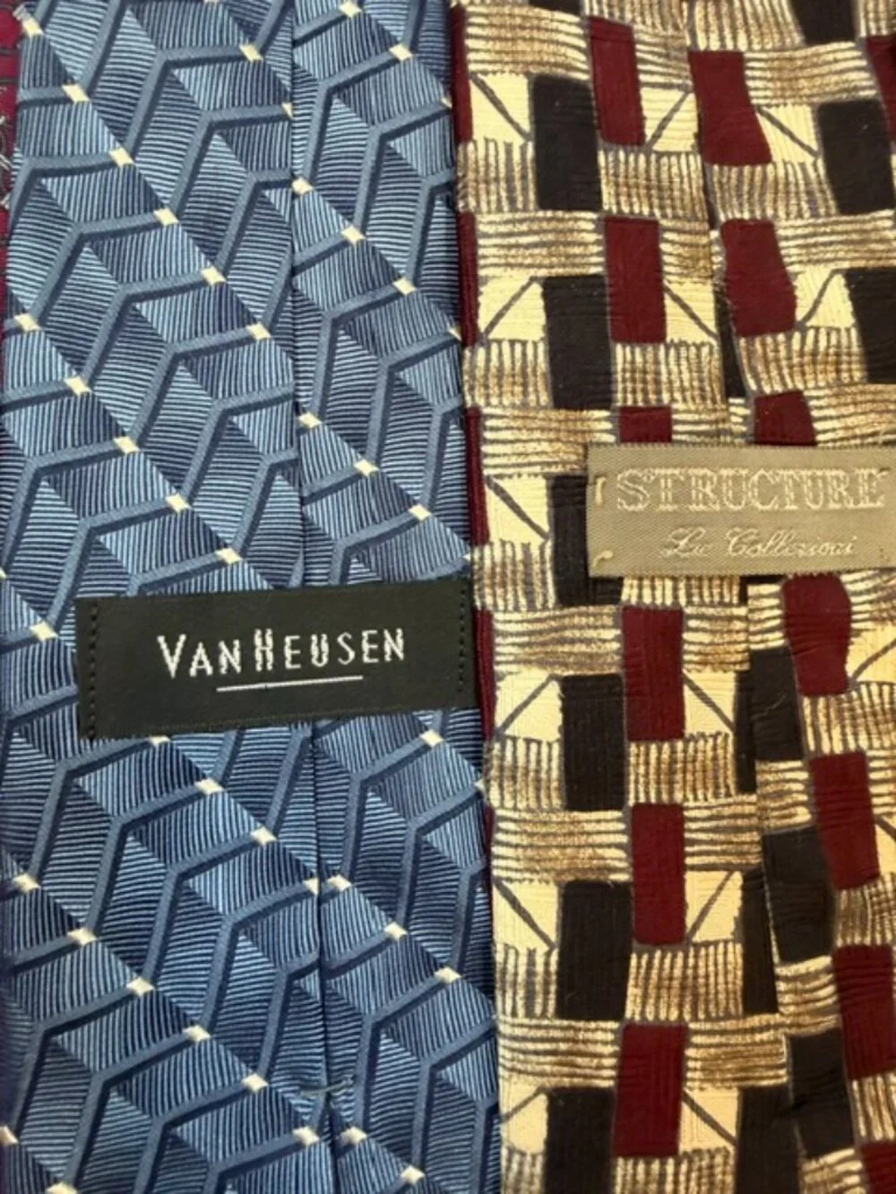 Bundle Of 9 Multi Pattern Ties for Men brands include DKNY and Geoffrey Beene